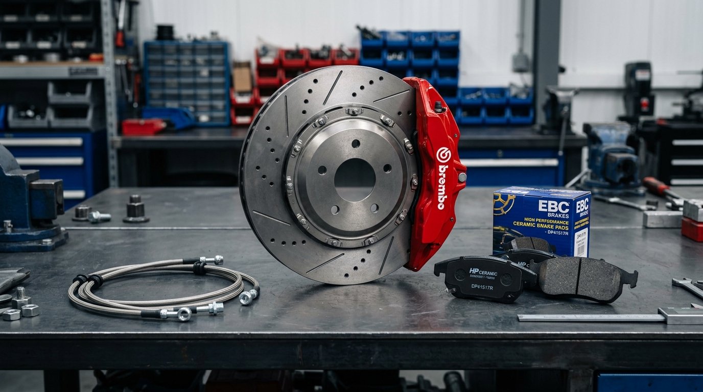 Ceramic Metallic Front Brake Pads